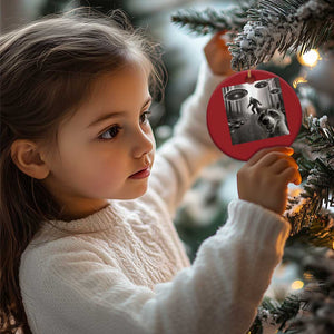 Raccoon Selfie With Bigfoot UFO Christmas Ornament Funny Feral Lover Gifts TS10 Print Your Wear
