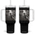 Raccoon Selfie With Bigfoot UFO Tumbler With Handle Funny Feral Lover Gifts - Print Your Wear