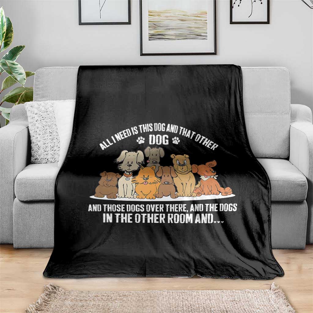 Funny Dog Lover Throw Blanket Fur Mama Dad Dog Rescue TS10 Print Your Wear