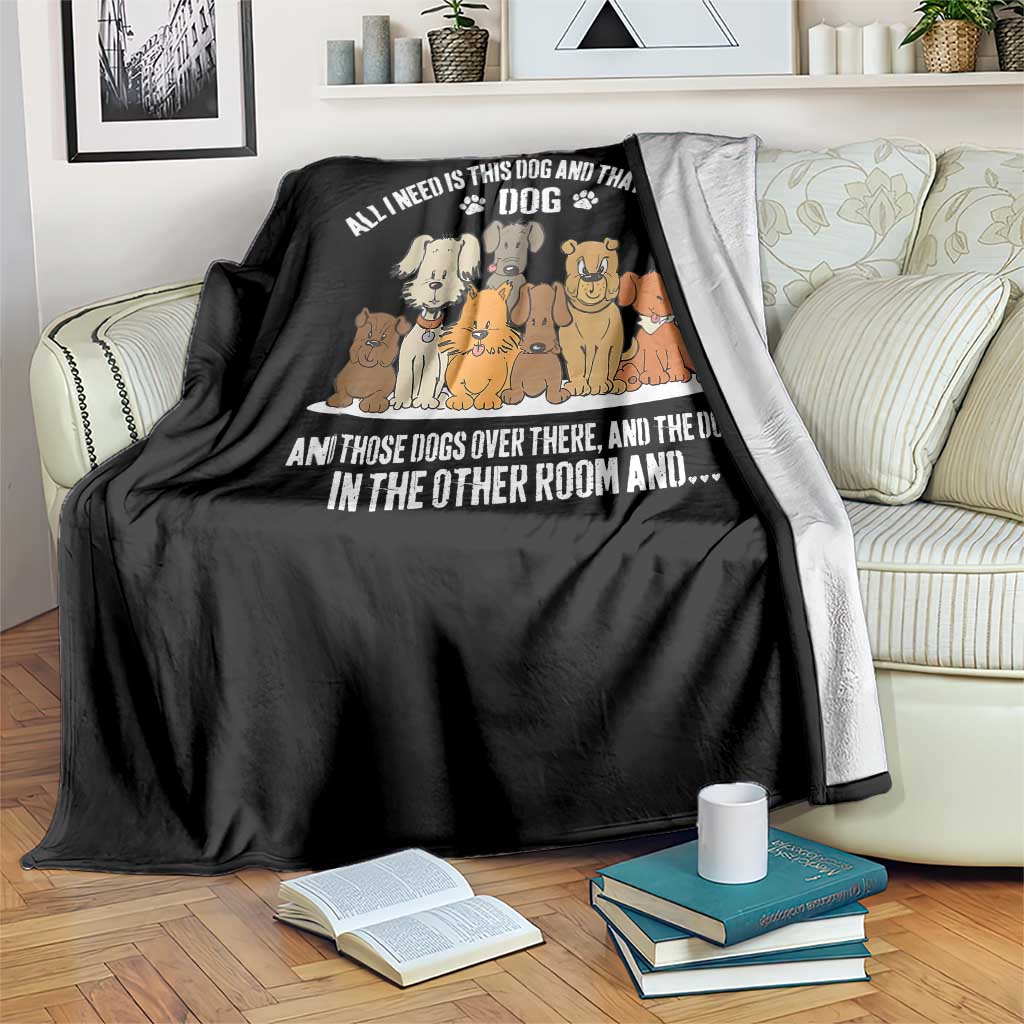 Funny Dog Lover Throw Blanket Fur Mama Dad Dog Rescue TS10 Print Your Wear
