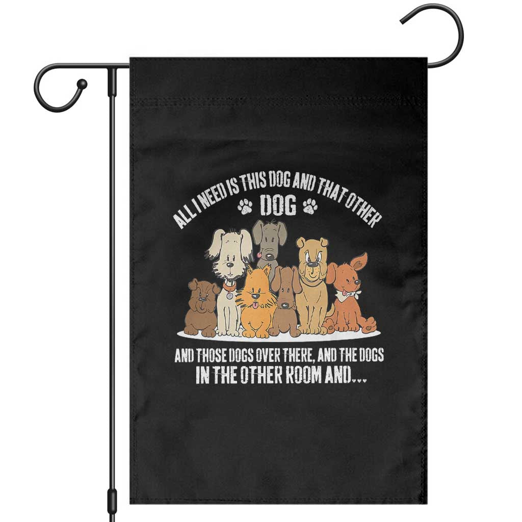 Funny Dog Lover Garden Flag Fur Mama Dad Dog Rescue TS10 Black Print Your Wear