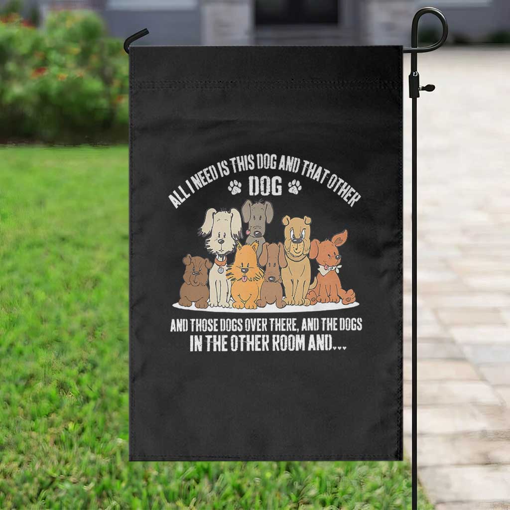 Funny Dog Lover Garden Flag Fur Mama Dad Dog Rescue TS10 Print Your Wear