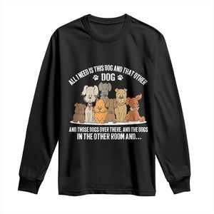 Funny Dog Lover Long Sleeve Shirt Fur Mama Dad Dog Rescue TS10 Black Print Your Wear