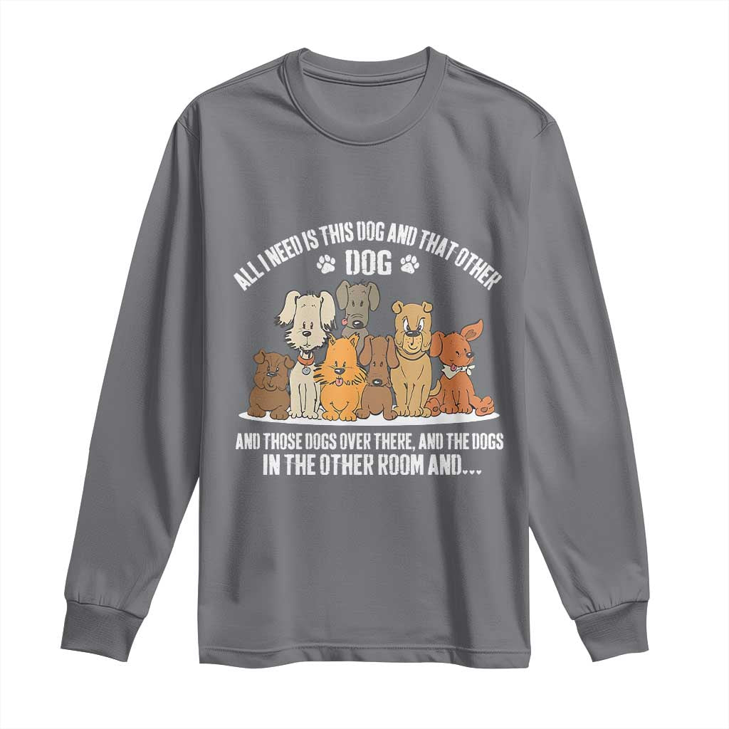 Funny Dog Lover Long Sleeve Shirt Fur Mama Dad Dog Rescue TS10 Charcoal Print Your Wear