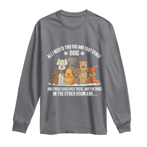 Funny Dog Lover Long Sleeve Shirt Fur Mama Dad Dog Rescue TS10 Charcoal Print Your Wear