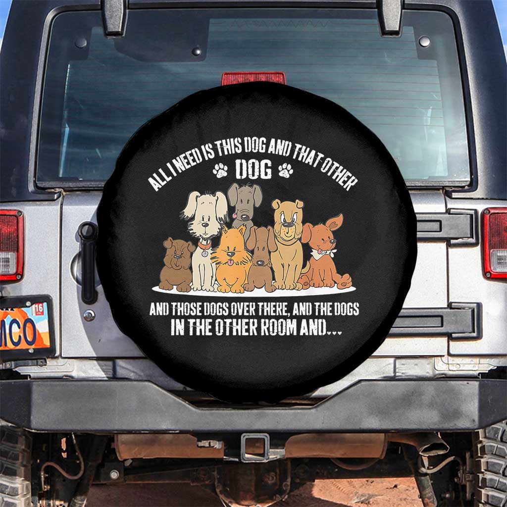 Funny Dog Lover Spare Tire Cover Fur Mama Dad Dog Rescue TS10 No hole Black Print Your Wear
