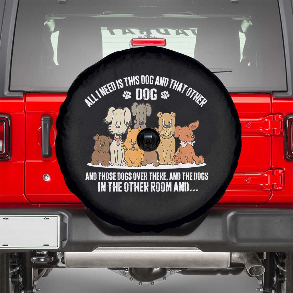 Funny Dog Lover Spare Tire Cover Fur Mama Dad Dog Rescue TS10 Black Print Your Wear