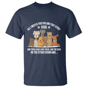 Funny Dog Lover T Shirt Fur Mama Dad Dog Rescue TS10 Navy Print Your Wear
