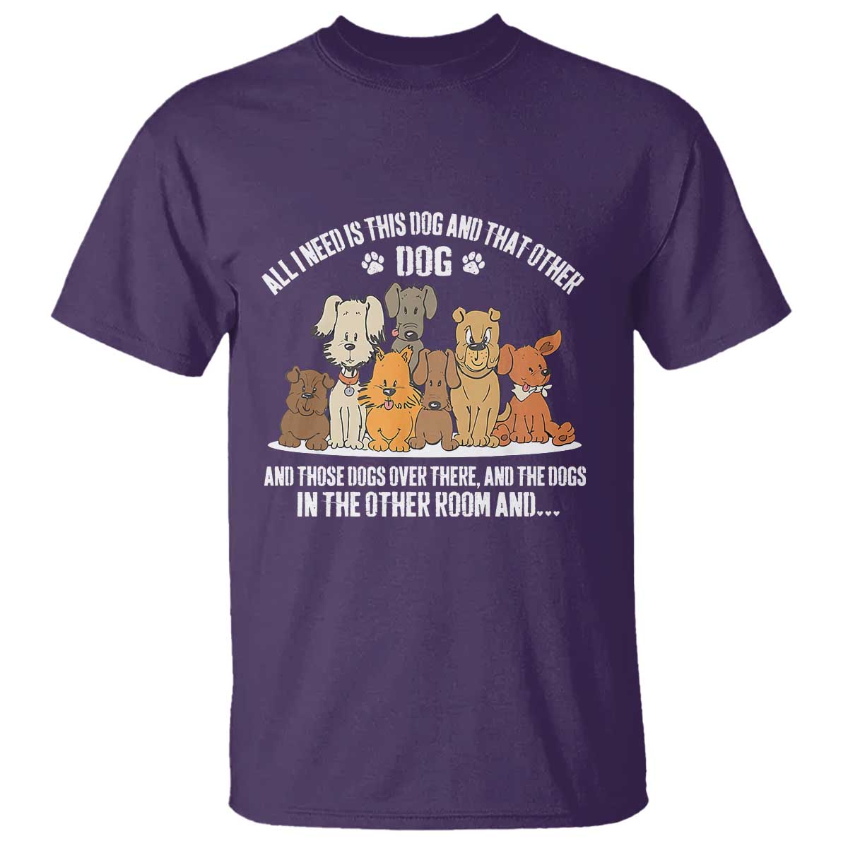 Funny Dog Lover T Shirt Fur Mama Dad Dog Rescue TS10 Purple Print Your Wear
