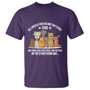 Funny Dog Lover T Shirt Fur Mama Dad Dog Rescue TS10 Purple Print Your Wear