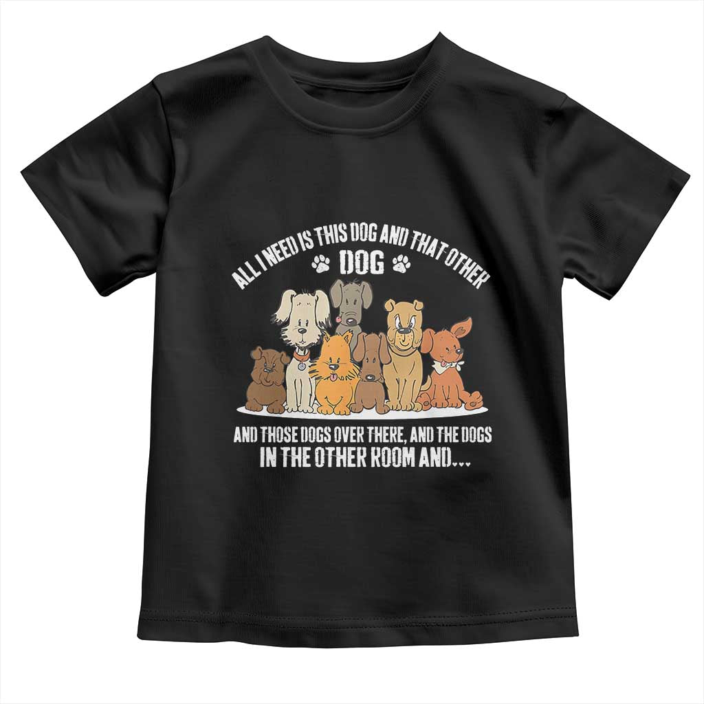 Funny Dog Lover Toddler T Shirt Fur Mama Dad Dog Rescue TS10 Black Print Your Wear