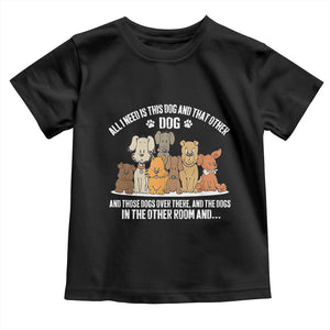 Funny Dog Lover Toddler T Shirt Fur Mama Dad Dog Rescue TS10 Black Print Your Wear