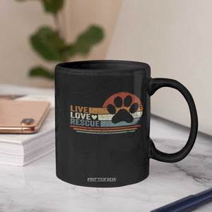 Vintage Adopt A Shelter Pet Coffee Mug Live Love Rescue Cat Dog Adoption Animal Rescue TS10 Print Your Wear