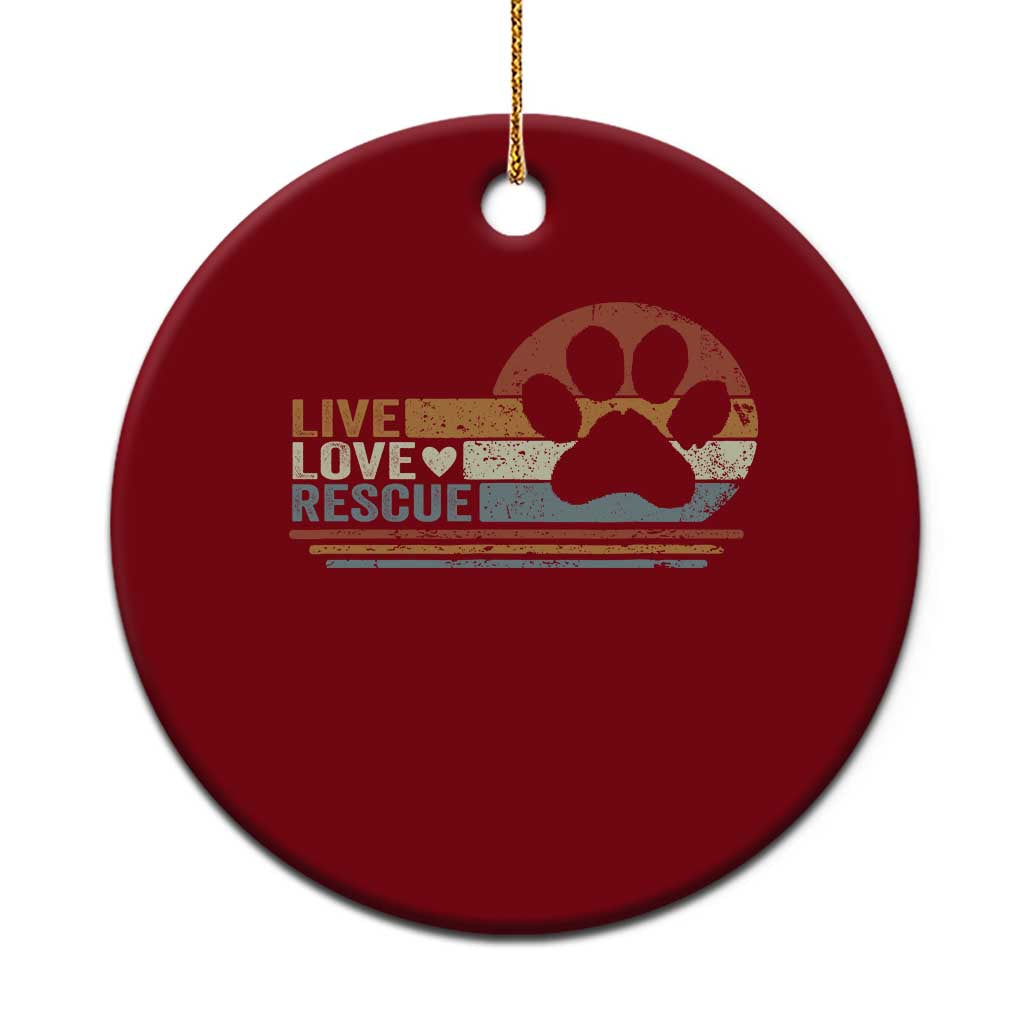 Vintage Adopt A Shelter Pet Ceramic Ornament Live Love Rescue Cat Dog Adoption Animal Rescue TS10 1pc Red Print Your Wear