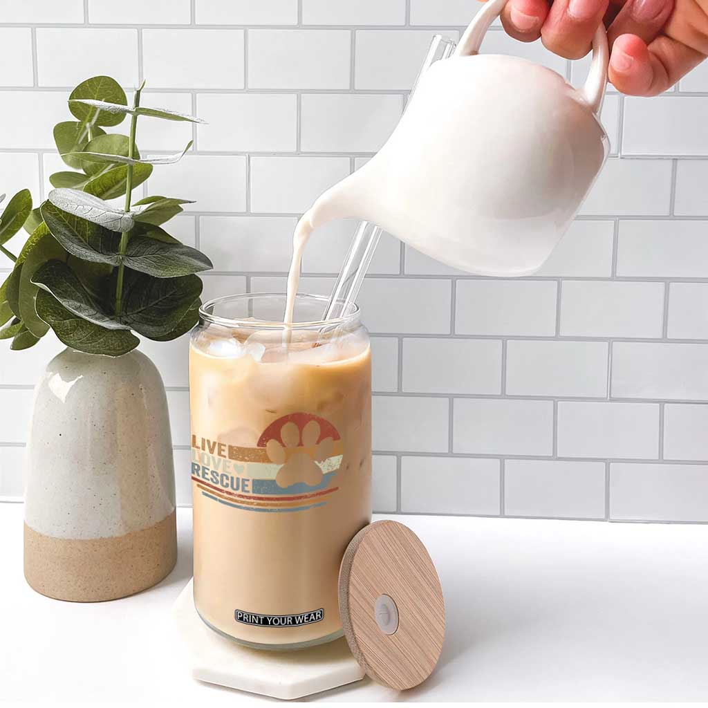 Vintage Adopt A Shelter Pet Glass Can Live Love Rescue Cat Dog Adoption Animal Rescue TS10 Print Your Wear