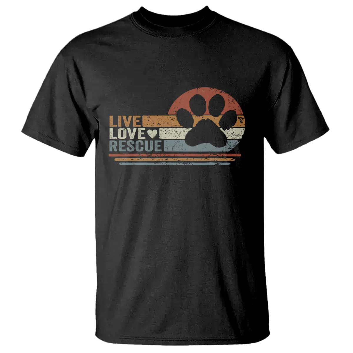 Vintage Adopt A Shelter Pet T Shirt Live Love Rescue Cat Dog Adoption Animal Rescue TS10 Black Print Your Wear