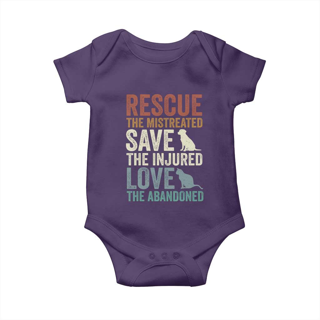 Adopt A Shelter Pet Baby Onesie Rescue Save Love Cat Dog Adoption Animal Rescue TS10 Purple Print Your Wear
