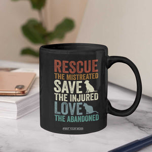 Adopt A Shelter Pet Coffee Mug Rescue Save Love Cat Dog Adoption Animal Rescue TS10 Print Your Wear