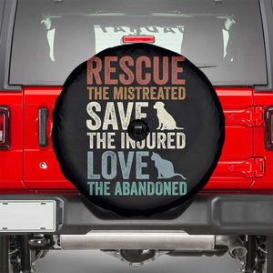 Adopt A Shelter Pet Spare Tire Cover Rescue Save Love Cat Dog Adoption Animal Rescue TS10 Black Print Your Wear
