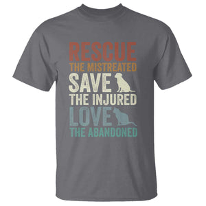Adopt A Shelter Pet T Shirt Rescue Save Love Cat Dog Adoption Animal Rescue TS10 Charcoal Print Your Wear