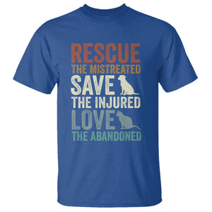 Adopt A Shelter Pet T Shirt Rescue Save Love Cat Dog Adoption Animal Rescue TS10 Royal Blue Print Your Wear