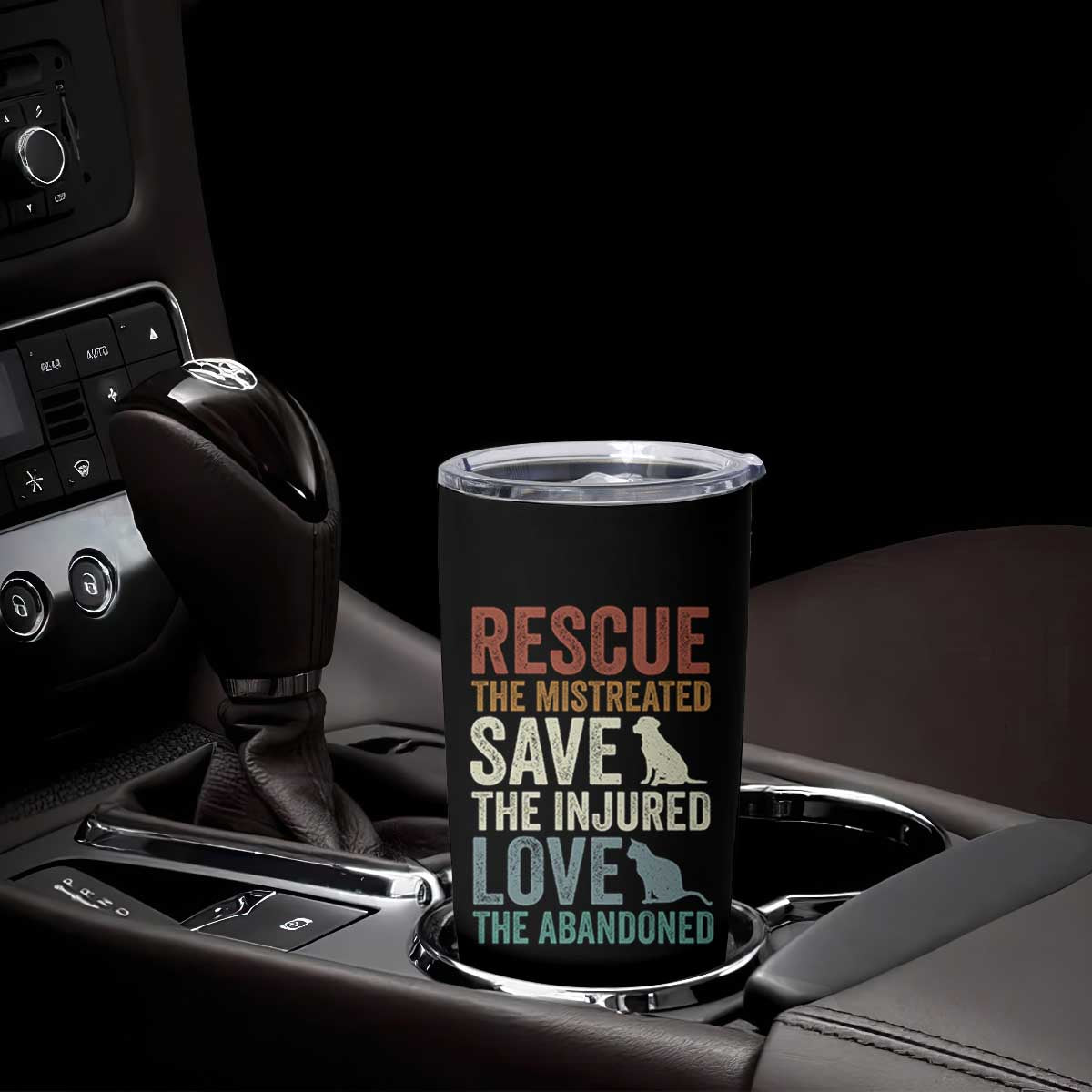 Adopt A Shelter Pet Tumbler Cup Rescue Save Love Cat Dog Adoption Animal Rescue TS10 Print Your Wear