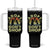 Adopt Dont Shop Tumbler With Handle Vintage Retro Cat Dog Rescue Animal Lovers Shelter Volunteer TS10 One Size: 40 oz Black Print Your Wear