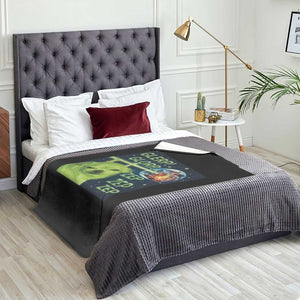 Funny Alien Dog Meme Throw Blanket Glorp Zep Sci-Fi Humor Chihuahua TS10 Print Your Wear