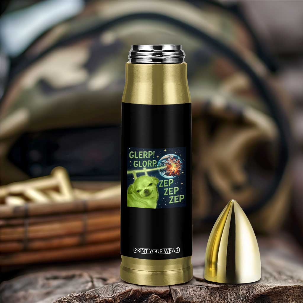 Funny Alien Dog Meme Bullet Tumbler Glorp Zep Sci-Fi Humor Chihuahua TS10 Print Your Wear