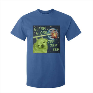Funny Alien Dog Meme T Shirt For Kid Glorp Zep Sci-Fi Humor Chihuahua TS10 Royal Blue Print Your Wear
