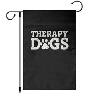 Therapy Dog Garden Flag Classic Retro Varsity Vintage Pet Partners TS10 Black Print Your Wear