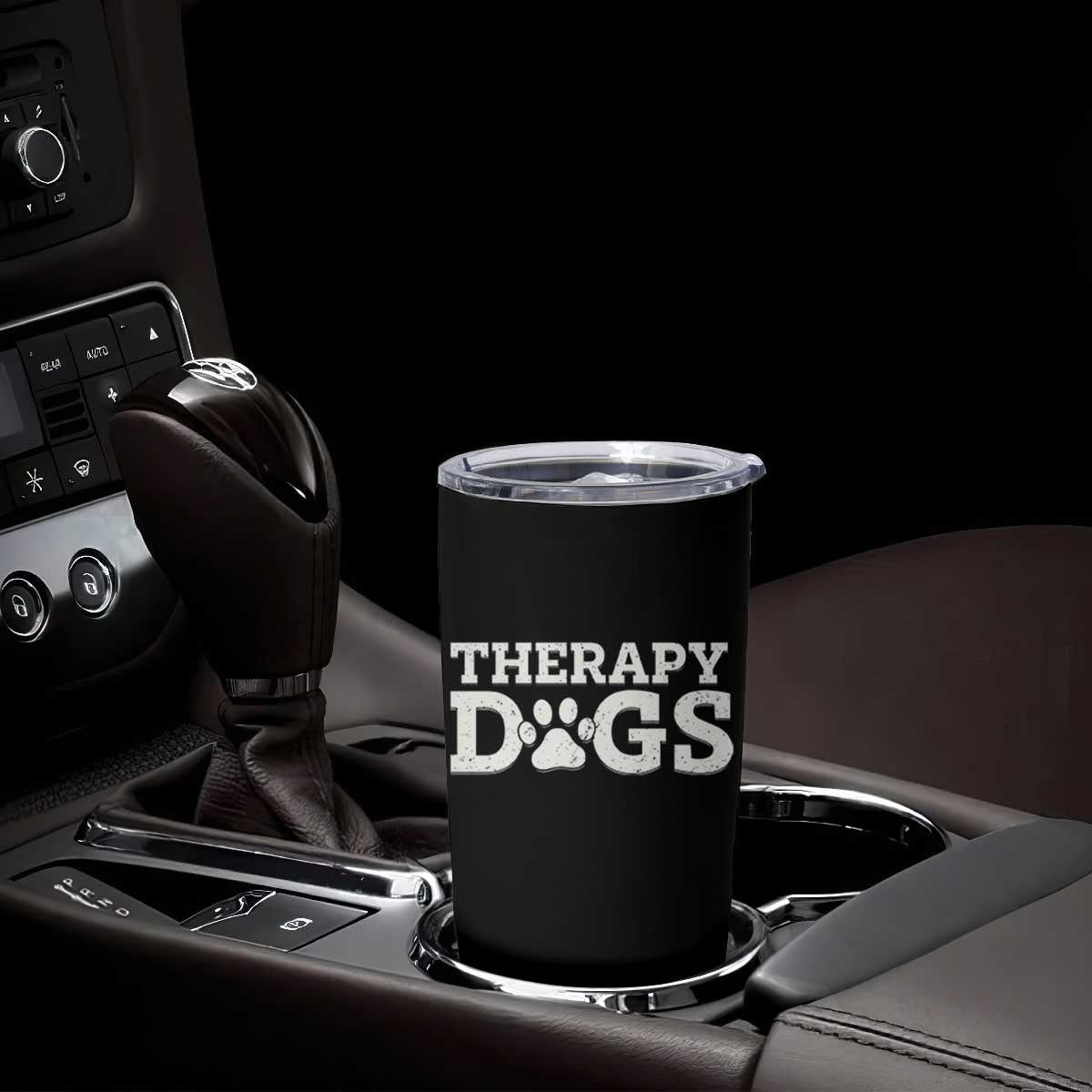 Therapy Dog Tumbler Cup Classic Retro Varsity Vintage Pet Partners TS10 Print Your Wear
