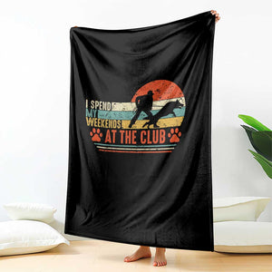 Funny IGP Bite Work Throw Blanket Schutzhund Dog Training TS10 Print Your Wear