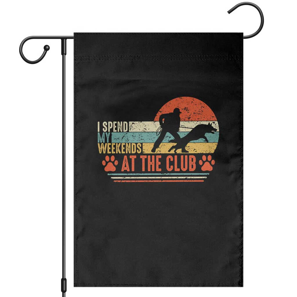 Funny IGP Bite Work Garden Flag Schutzhund Dog Training TS10 Black Print Your Wear