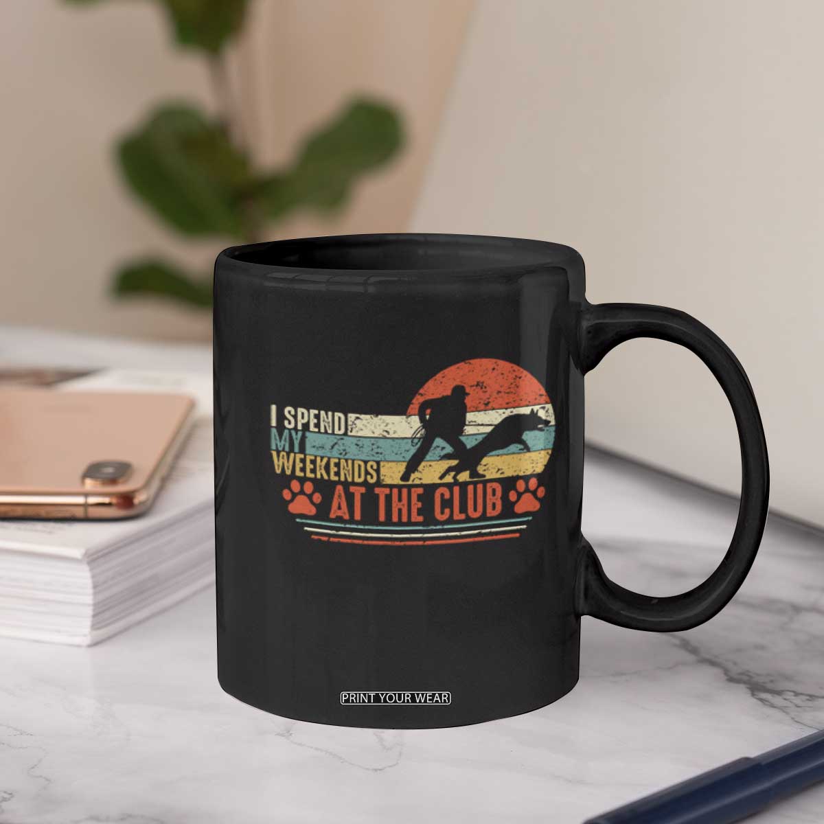 Funny IGP Bite Work Coffee Mug Schutzhund Dog Training TS10 Print Your Wear