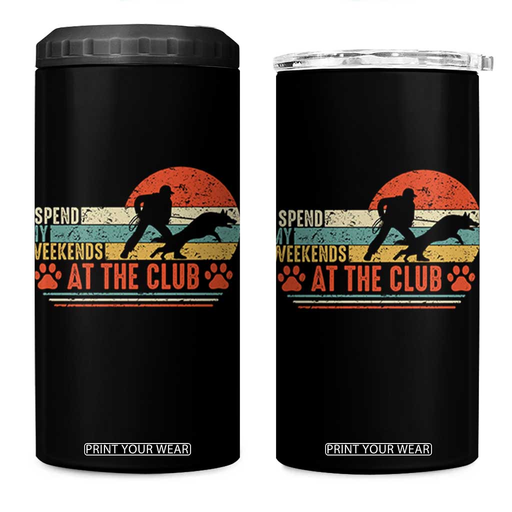 Funny IGP Bite Work 4 in 1 Can Cooler Tumbler Schutzhund Dog Training TS10 One Size: 16 oz Black Print Your Wear