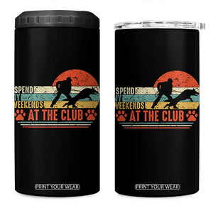 Funny IGP Bite Work 4 in 1 Can Cooler Tumbler Schutzhund Dog Training TS10 One Size: 16 oz Black Print Your Wear