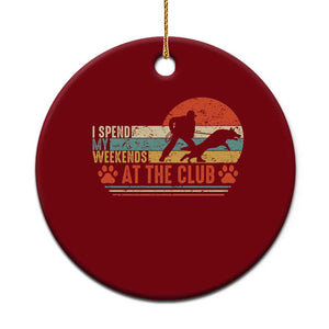 Funny IGP Bite Work Ceramic Ornament Schutzhund Dog Training TS10 1pc Red Print Your Wear
