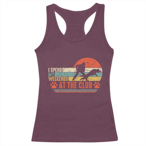 Funny IGP Bite Work Racerback Tank Top Schutzhund Dog Training TS10 Maroon Print Your Wear