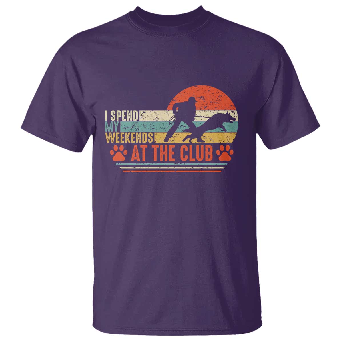 Funny IGP Bite Work T Shirt Schutzhund Dog Training TS10 Purple Print Your Wear
