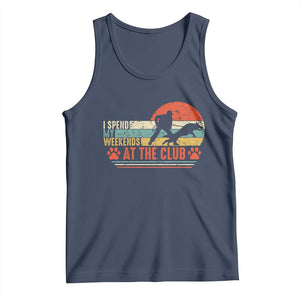 Funny IGP Bite Work Tank Top Schutzhund Dog Training TS10 Navy Print Your Wear