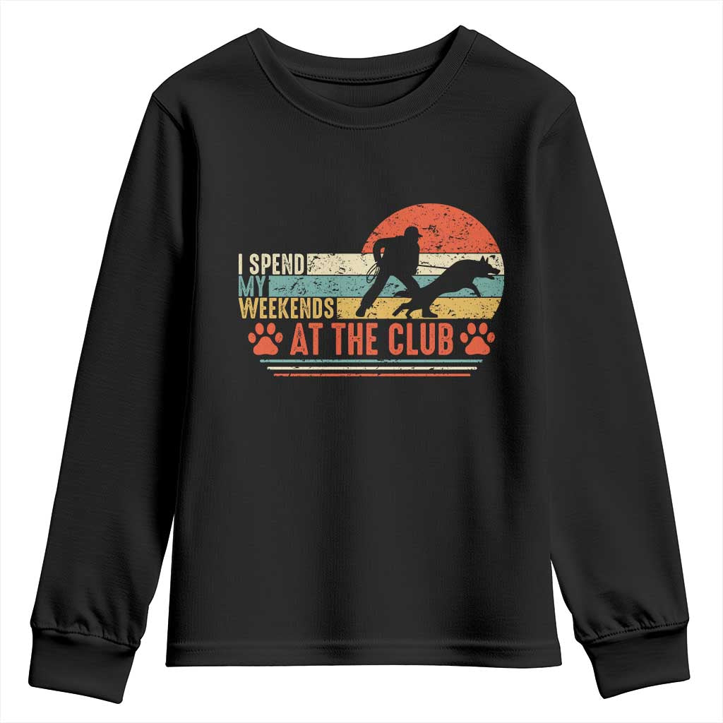 Funny IGP Bite Work Youth Sweatshirt Schutzhund Dog Training TS10 Black Print Your Wear