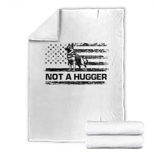 Belgian Malinois American Flag Throw Blanket K9 Dog Lovers German Shepherd TS10 White Print Your Wear