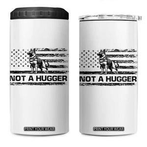 Belgian Malinois American Flag 4 in 1 Can Cooler Tumbler K9 Dog Lovers German Shepherd TS10 One Size: 16 oz White Print Your Wear
