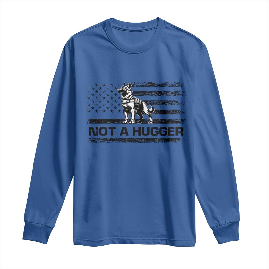 Belgian Malinois American Flag Long Sleeve Shirt K9 Dog Lovers German Shepherd TS10 Royal Blue Print Your Wear
