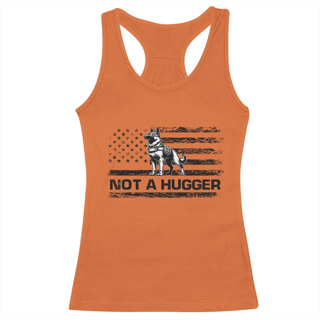 Belgian Malinois American Flag Racerback Tank Top K9 Dog Lovers German Shepherd TS10 Orange Print Your Wear