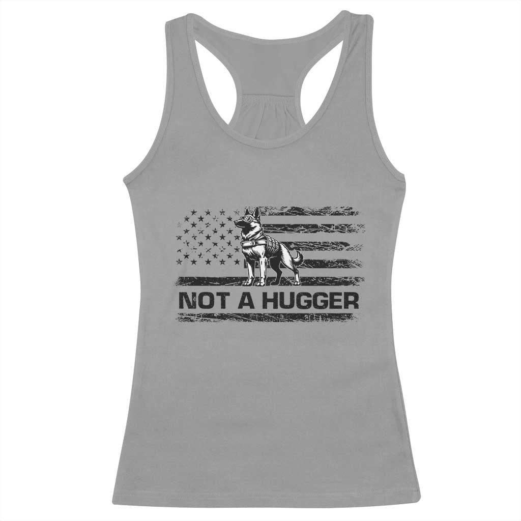 Belgian Malinois American Flag Racerback Tank Top K9 Dog Lovers German Shepherd TS10 Sport Gray Print Your Wear