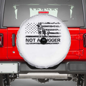 Belgian Malinois American Flag Spare Tire Cover K9 Dog Lovers German Shepherd TS10 White Print Your Wear