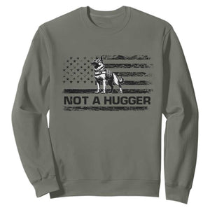 Belgian Malinois American Flag Sweatshirt K9 Dog Lovers German Shepherd TS10 Military Green Print Your Wear