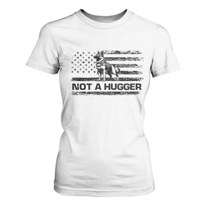 Belgian Malinois American Flag T Shirt For Women K9 Dog Lovers German Shepherd TS10 White Print Your Wear